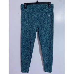 Gymshark Teal Patterned Leggings